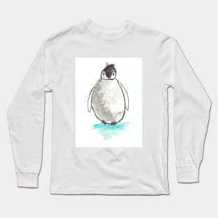 Birthday Penguin Long Sleeve T-Shirt